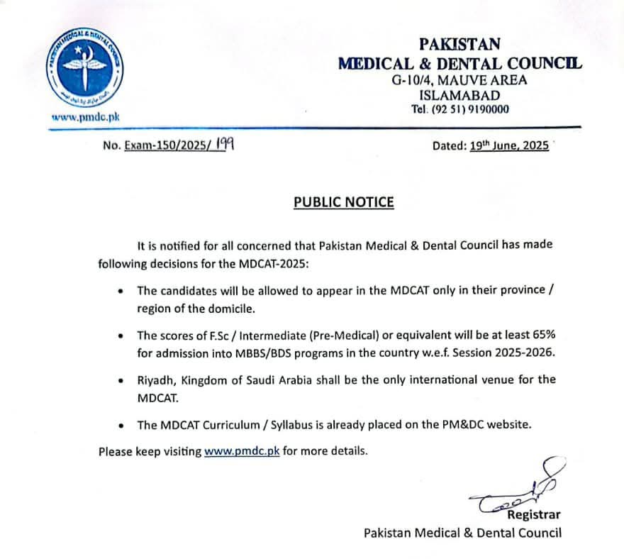 Key Decisions for MDCAT 2025 Key Decisions for MDCAT 2025
